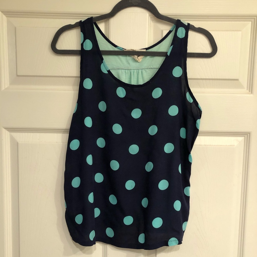 Two by Vince Camuto Polka Dot Tank